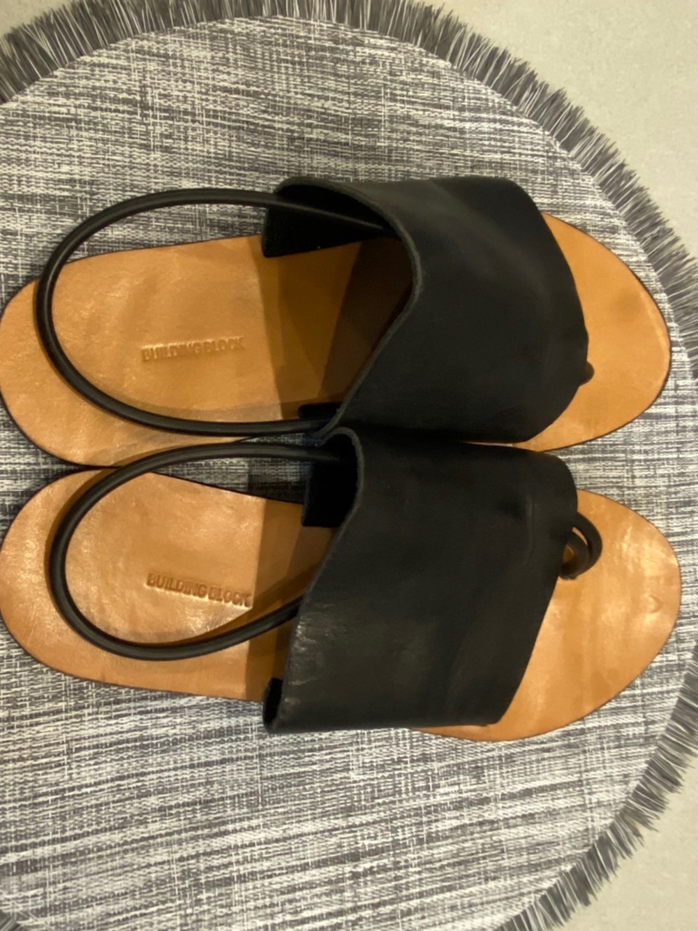 Building Block Issei Slide (Black) Sz 36.5